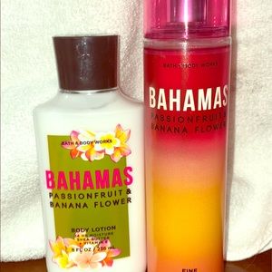 Bath and body works Bahamas passion fruit & banana